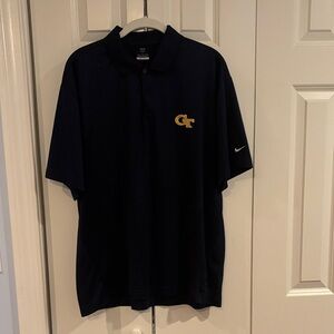 Nike Men's Georgia Tech Navy Polo Shirt